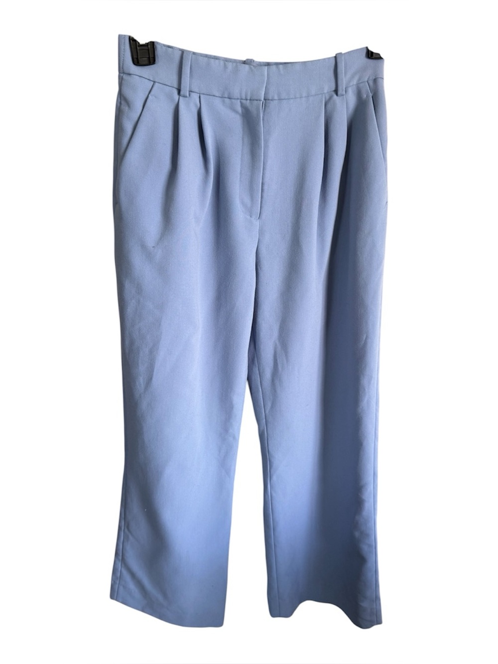 Abercrombie & Fitch Curve Love Sloane Tailored Wide Leg Pants Blue Size 27 / 4 S